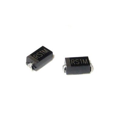 Diodo de recuperación rápida ultradelgado RS1M RS1MF SMAF FR107 1A/1000V, SMD SMA