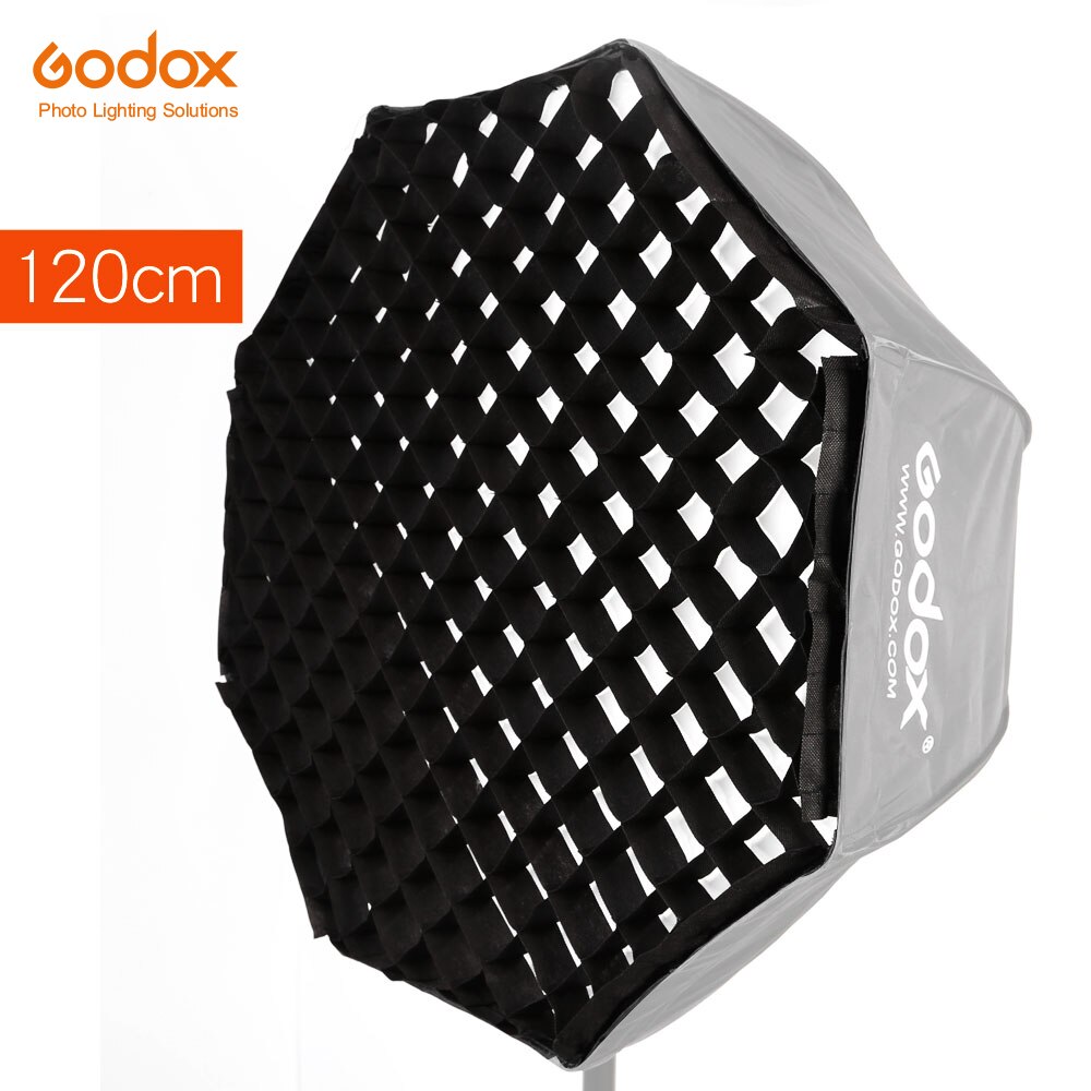 Godox-rejilla de panal de abeja portátil, Reflector de Softbox para foto de paraguas, solo para Flash, rejilla Speedlight, 120cm, 47&quot;