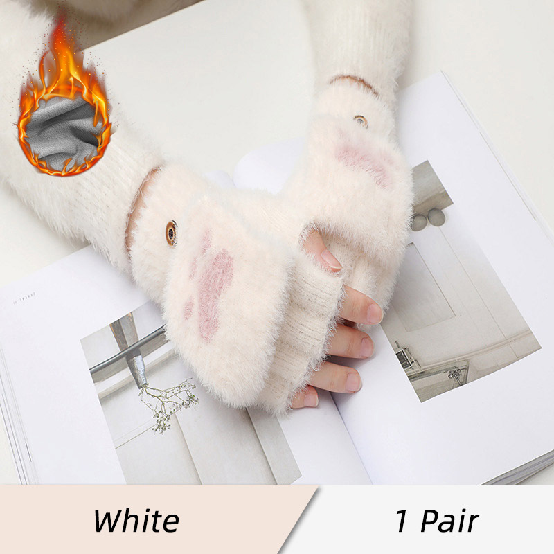 Neue handgemachte Halloween Stirnband Sets Cosplay Zubehör Katze Klaue Handschuhe Ohr Stirnband Maskerade Party Foto Requisiten: Kakifarbig