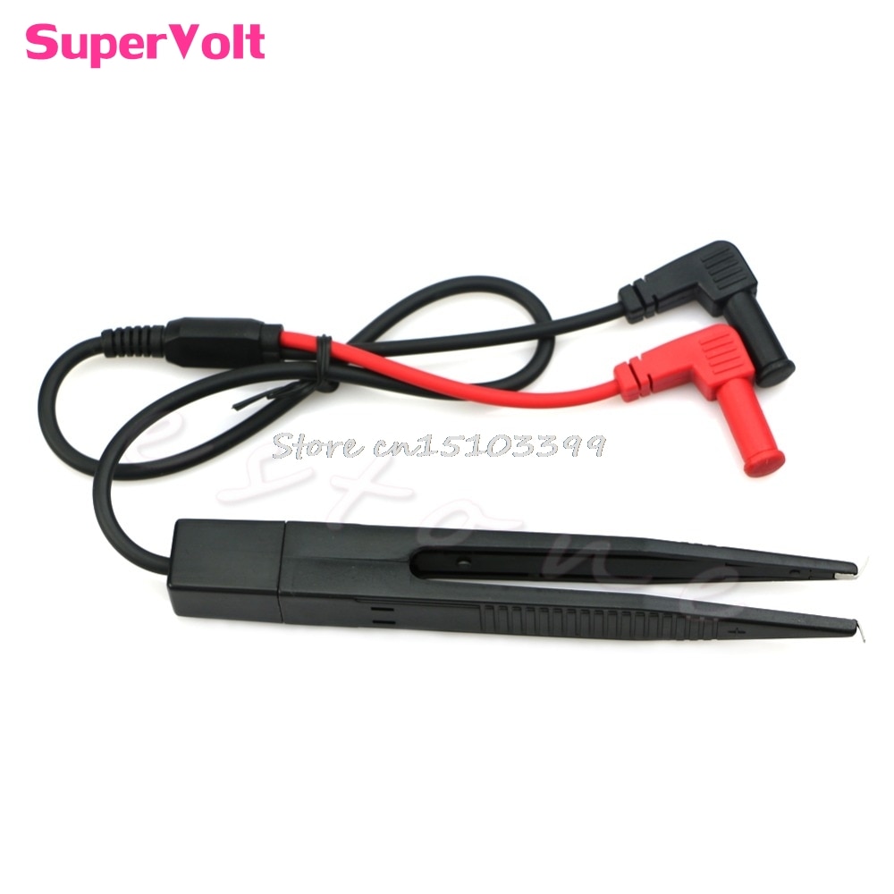 SMD SMT Chip Test Clip Lead Probe Multimeter Meter Tweezer Capacitor Resistance G08 Whosale