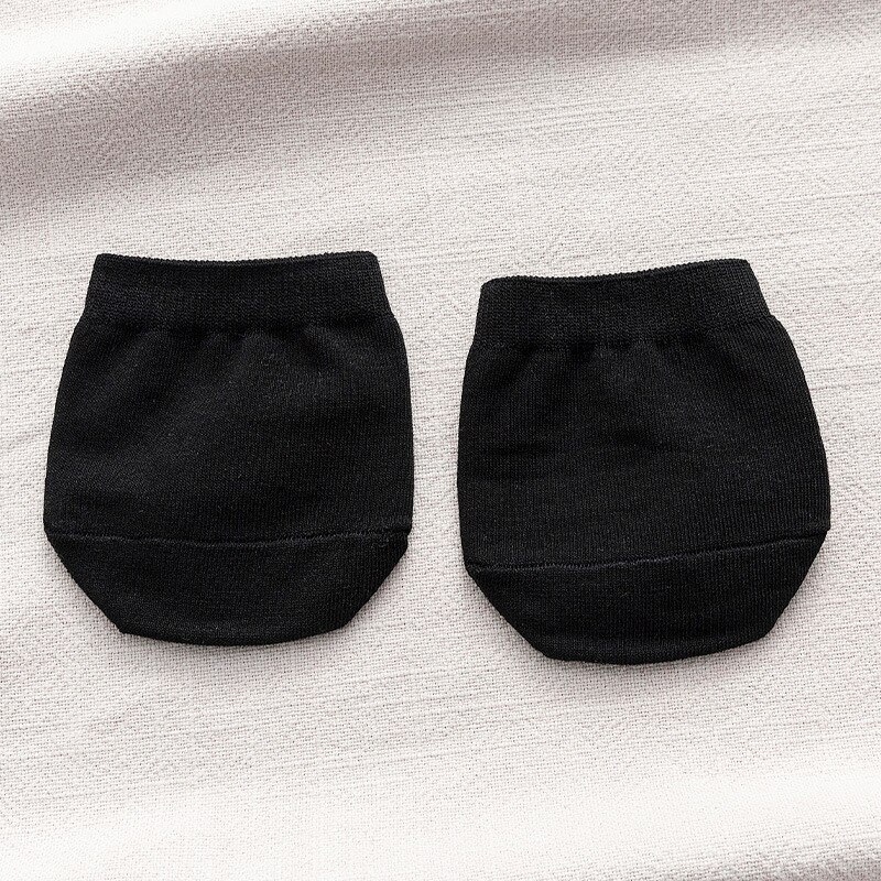 Half Socks Women Front Sole Shallow Mouth Anti-skid Half Foot Slipper Socks Summer Thin Invisible Socks: 1