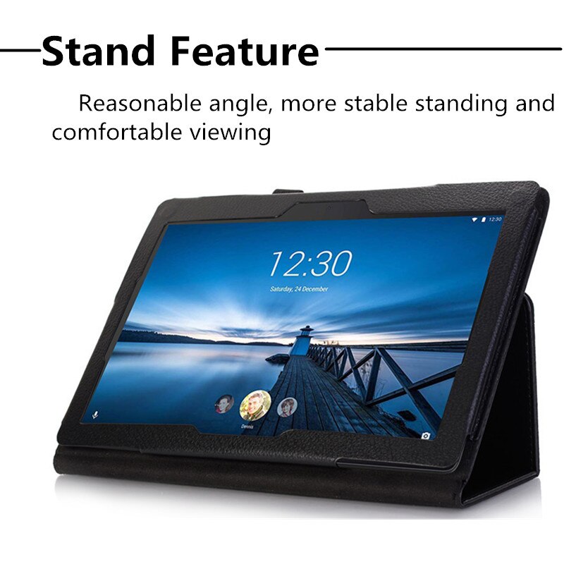 Case Voor Lenovo Tab 3 8.0 Tb-850F Tab-850F Pu Lederen Stand Beschermende Tablet Cover