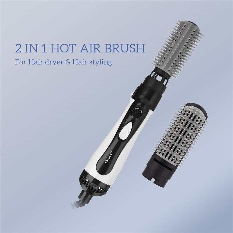 3 in 1 Air Brush Travel Hair Dryer Volumizer Hairdryer Brush Hair Curler Curling Iron Straightener Comb Hair Salon Equipment