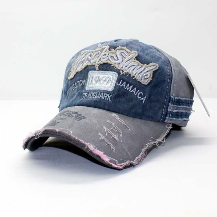 Lettera di ROCCIA Del Ricamo Del Cotone Berretto Da Baseball Per Gli Uomini Le Donne Snapback Caps All'aperto Cappello Del Sole di Sport Retro Trucker Cap: c8