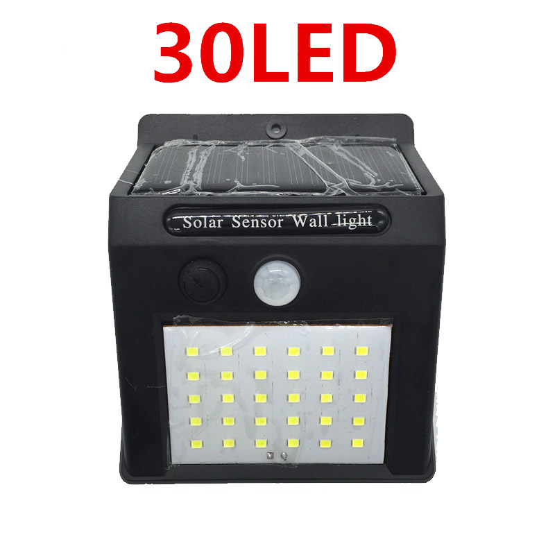 100 LED garden Solar Light Motion wall+lamps Security garage yard indoor home street deck fence solar lamps optional split panel
