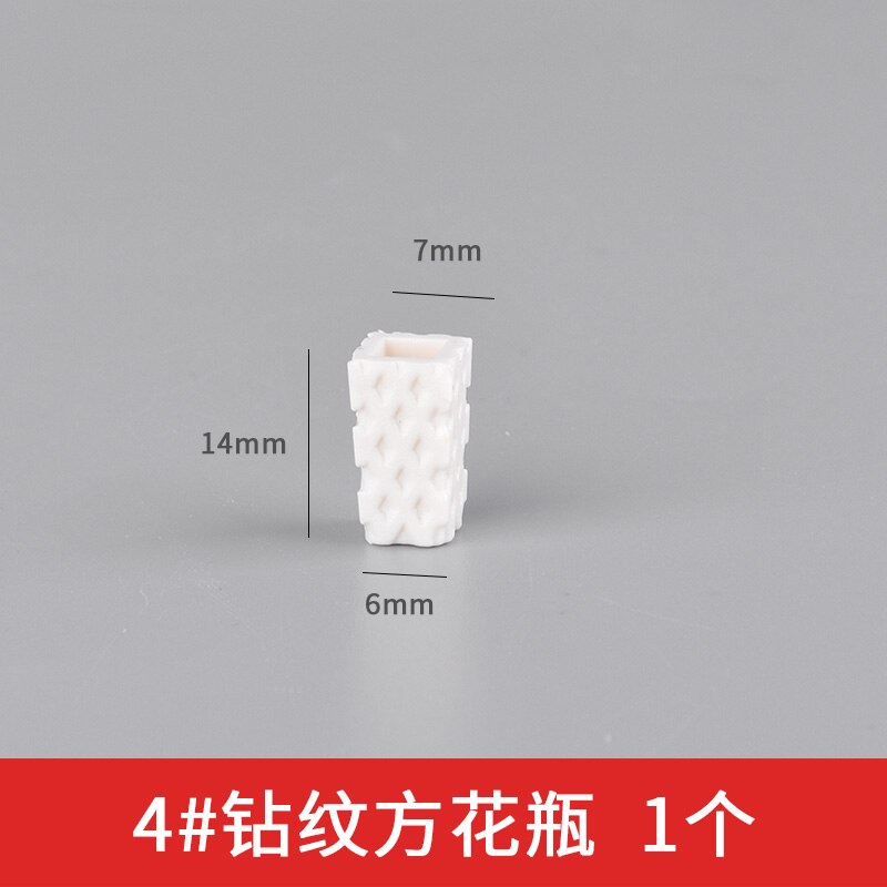 10 stk plast model vase bygge model materiale gør-det-selv sand bord gør mikro landskab matchende: 14mm type 2