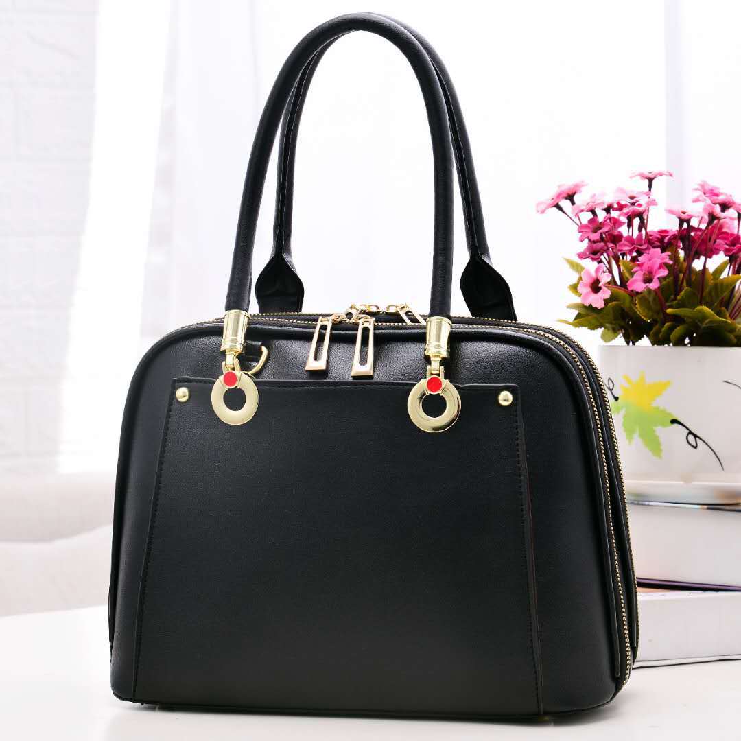 Grote Capaciteit Draagbare Schouder Shell Tas: Black