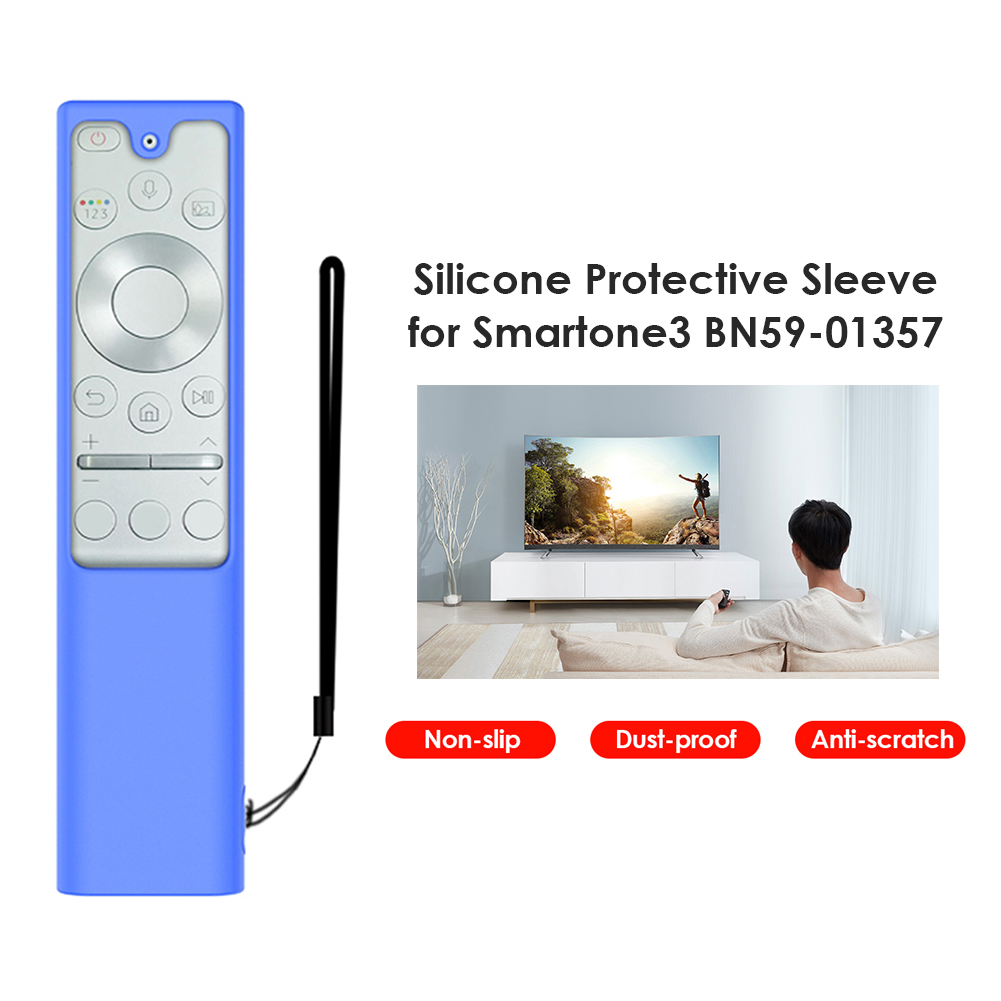 Funda protectora para Control remoto de TV inteligente, carcasa suave de silicona para Samsung Smartone3 TV serie BN59-01357 TM1990C