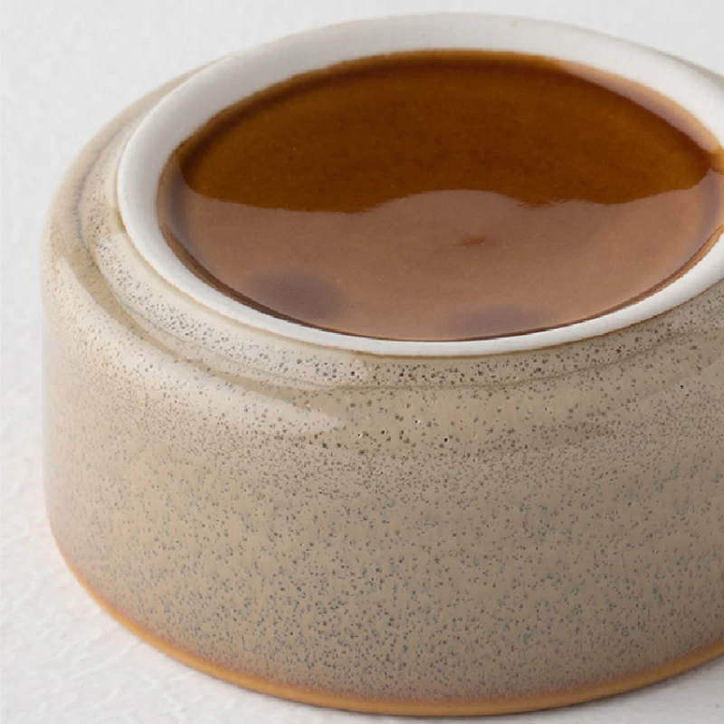 Ceramic Plate Small Round Seasoning Dipping Dish Tomato Sauce Soy Vinegar Plates Pickled Vegetable Salad Snack Bowl Sauce Dishes