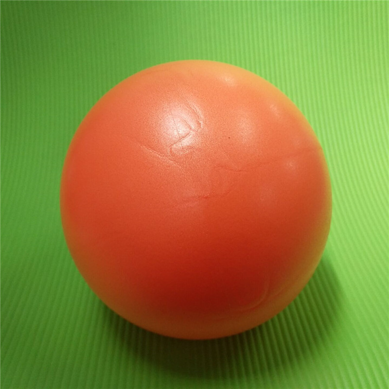 25 cm druckfeste, explosionsgeschützte yoga-übungsbälle mit durchmesser für gymnastik, pilates, balance, fitness und heimtraining: Orange