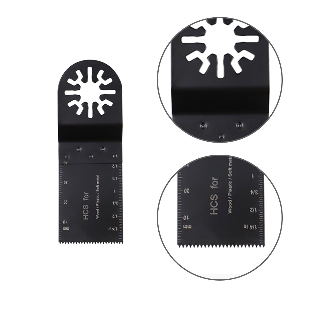 5Pcs 1-3/8Inch Oscillerende Multitool Zaagbladen Cutter Voor Hout Zacht Metaal Snijden Duurzaam en Praktische