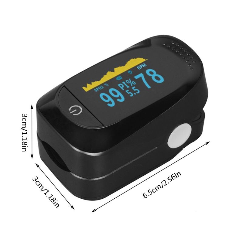 Pulsoximeter Sauerstoff Sättigung Monitor SpO2 Finger Herz Bewertung Pulsoximeter 50JC