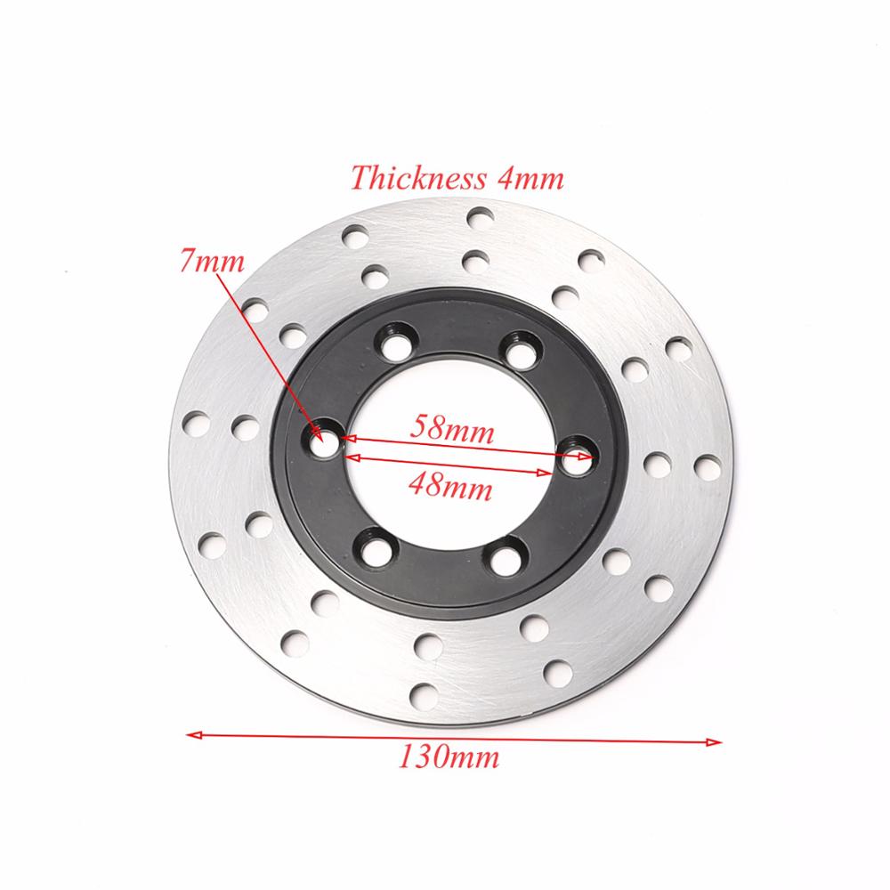 2x 130mm Front Brake Disc Disk Rotor for Quad ATV Buggy Go Kart TAOTAO 4 Wheeler ATV 4 Wheeler Taotao Sunl Roketa