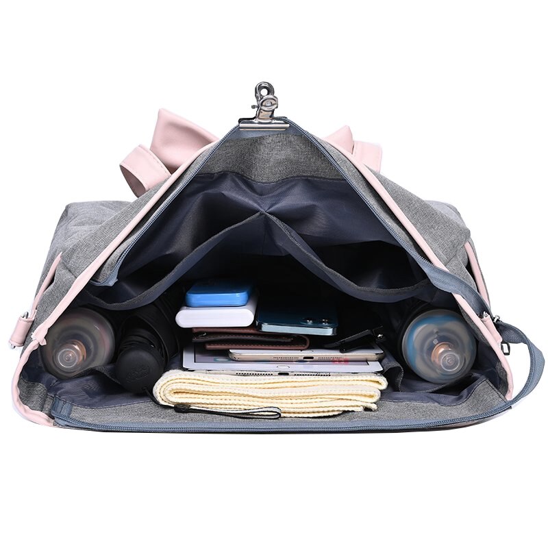 Sac à main à couches pour maman et bébé, sac à bandoulière de grande capacité, sac de maternité doux pour femme enceinte, rangement pour maman et bébé