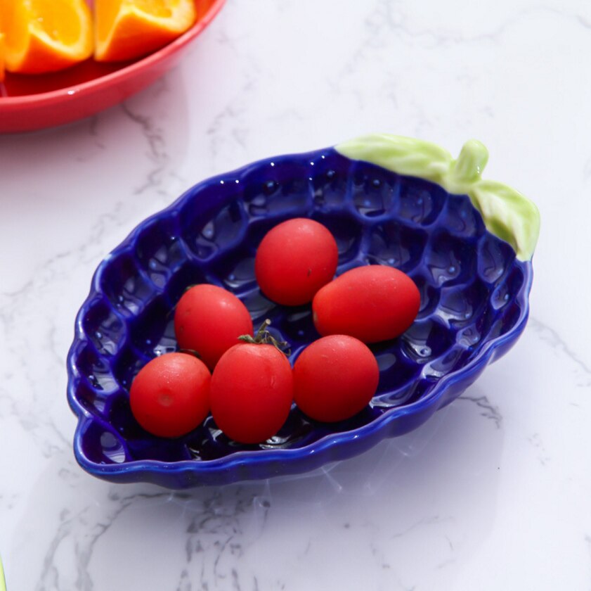 Ceramic glaze bowl avocado bowl fruit salad bowl dessert bowl snack plate