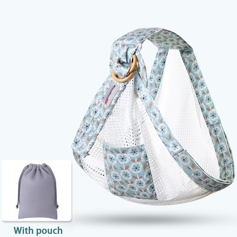 Baby Wrap Ring Sling Baby Carrier Backpack Nursing Cover for Infants Toddlers Soft Natural Wrap Breathable Cotton Kangaroo Bag: 3