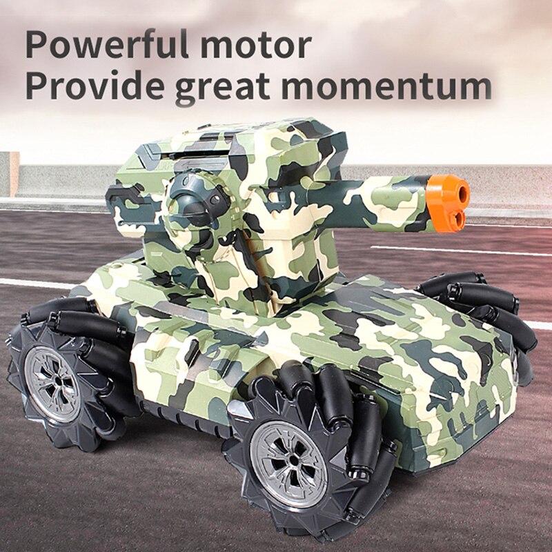 Tank Speelgoed 2.4G 360 Graden Roterende Drift Rc Afstandsbediening Gebaar Sensing Cadeaus Voor Kinderen Kids NSV775