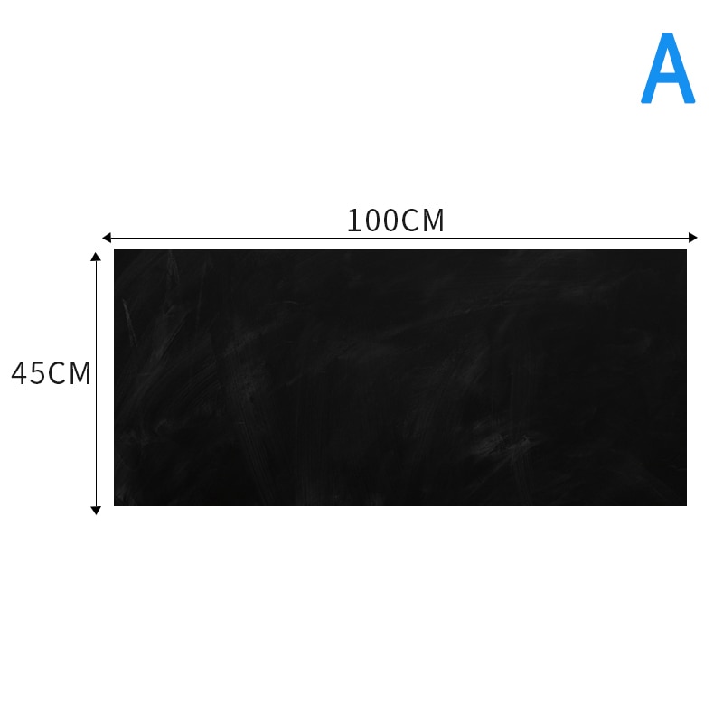 45*100cm itseliimautuvaa irrotettavaa kuivapaperia liitutaulu liitutaulu valkoinen taulu tussi graffiti seinätarra lasten maalaukseen: Vaihtoehto 1