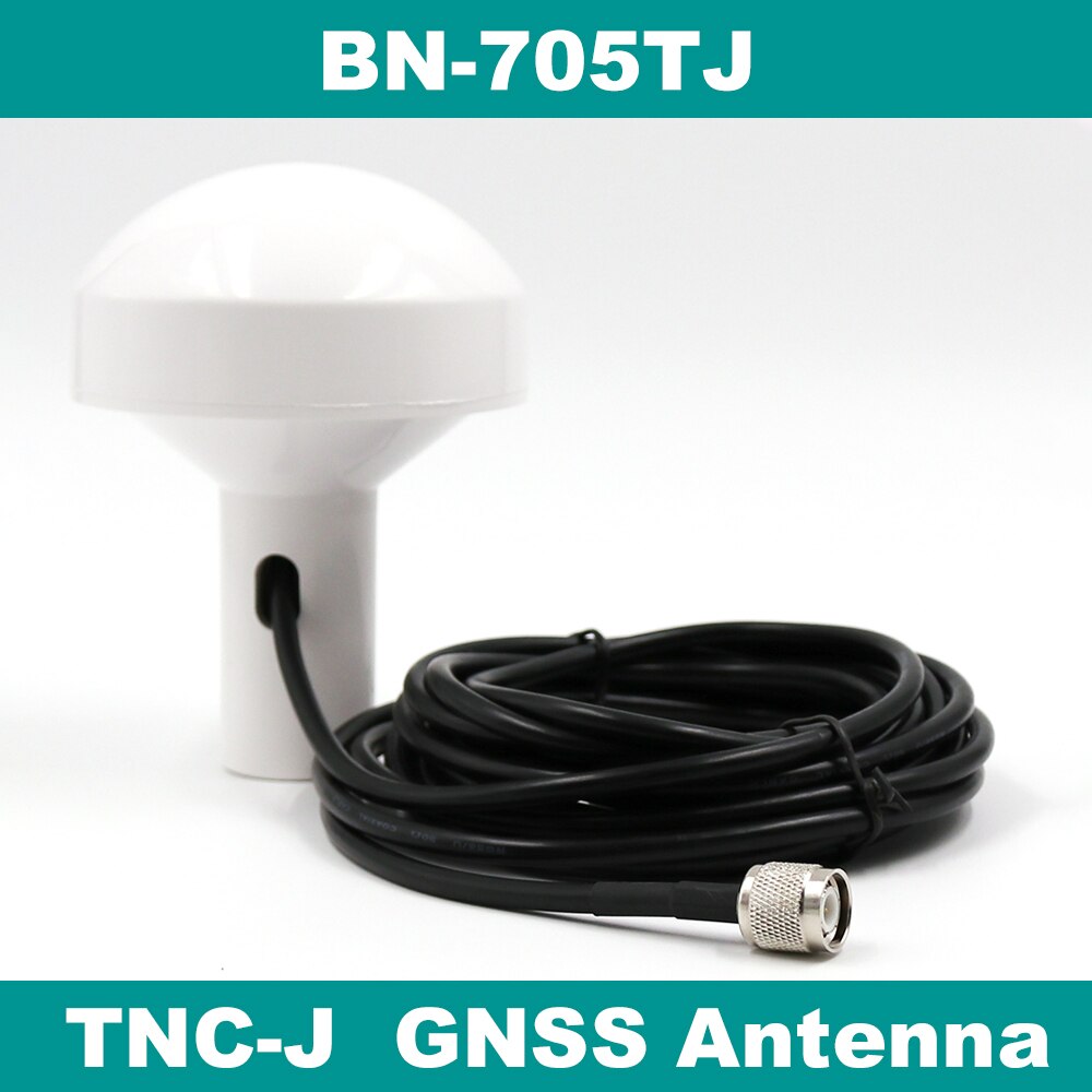 BEITIAN Paddestoel GNSS Antenne, 2.8 V-5.0 V, 5m RG58 Kabel, TNC-J Connector, BDS GALILEO GLONASS GPS Antenne, BN-705TJ