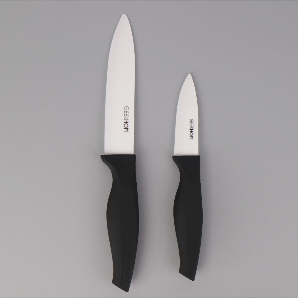 Kitchen Ceramic Knife Set 3 4 5 6 Inch Chef Kitchen Knives Cleaver Bread Utility Paring Slicing Cooking Knife Set: Red