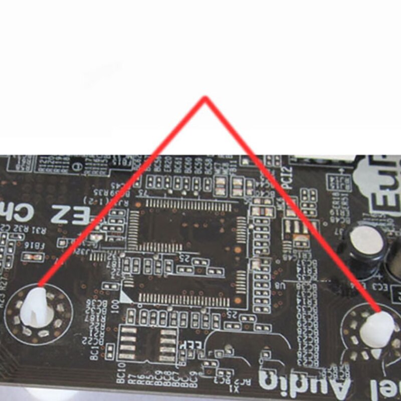 50pcs Screw Isolation Column Tools Separation pillar for PCB / Video Card Plastic Interval column 25mm