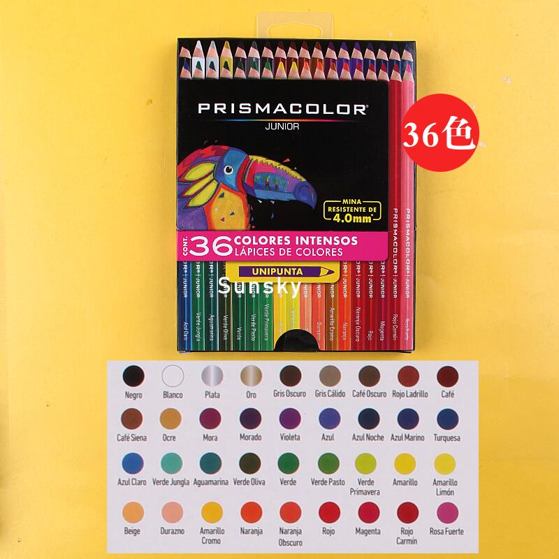 24 Skin Color 48 72 96 132 150 prismacolor Premier soft Colored pencil,Prismacolor Premier 150 Color,Prismacolor Junior 24 36 48: Junior 36 color