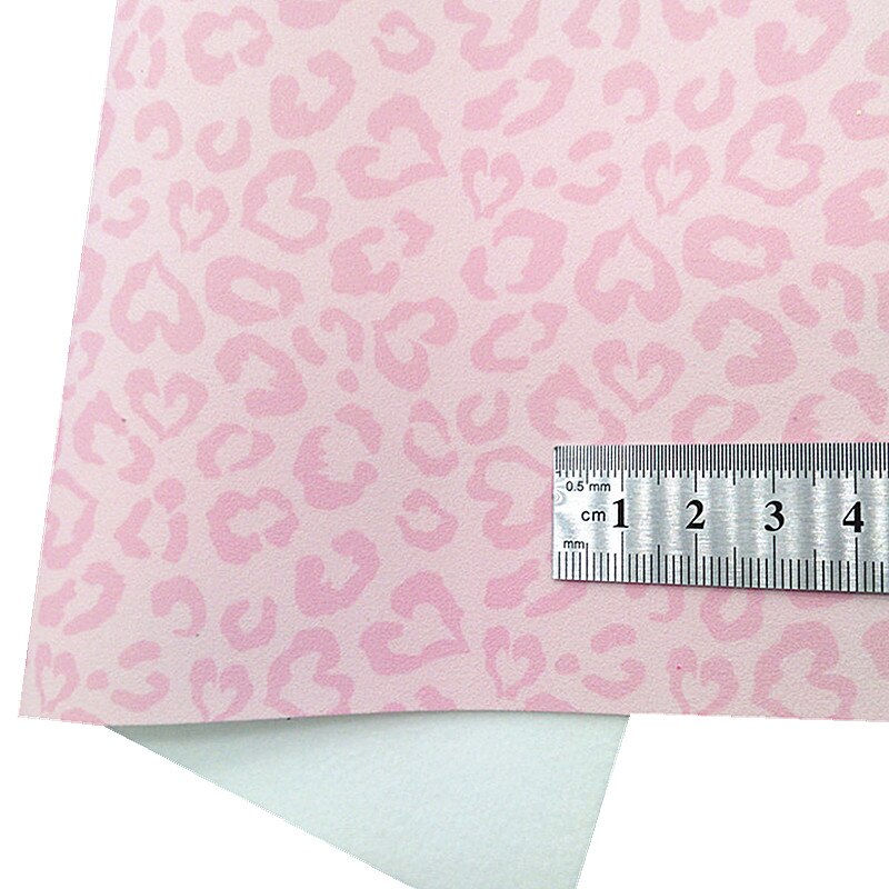 Pink Chunky Glitter Leather Leopard Velvet Fabric Pink Mirror Patent Synthetic Leather Vinyl Fabric For Bows DIY 21x29CM Q737: 7