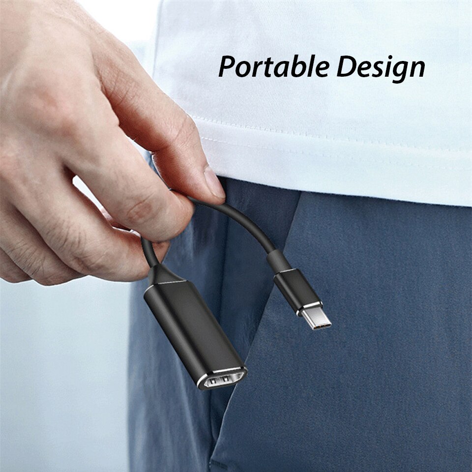 USB C Typ C zu HDMI Kabel Adapter Für Samsung Galaxis S10 S9 S8 Plus Hinweis 9 8 Oneplus 7 Profi USB 3,1 Zu HDMI Kabel HDTV Konverter