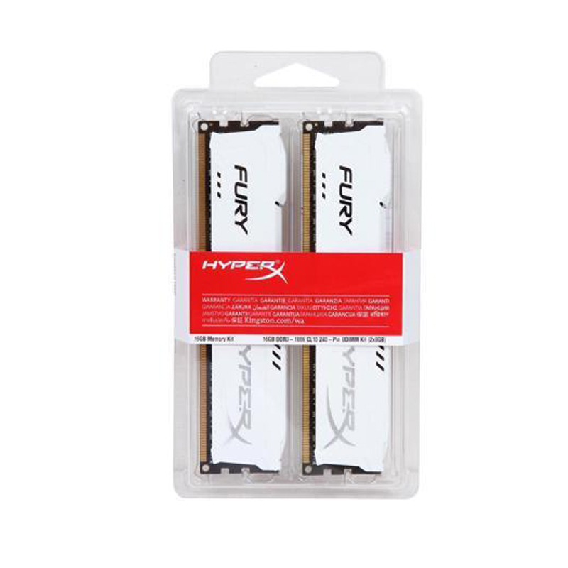 HyperX Fury Memoria RAM DDR3 16GB (2x8GB) zestaw 1866MHz 1600MHz 1333MHz pamięć RAM 14900 pamięć 1.5V DIMM 240Pin PC3-12800 DDR3