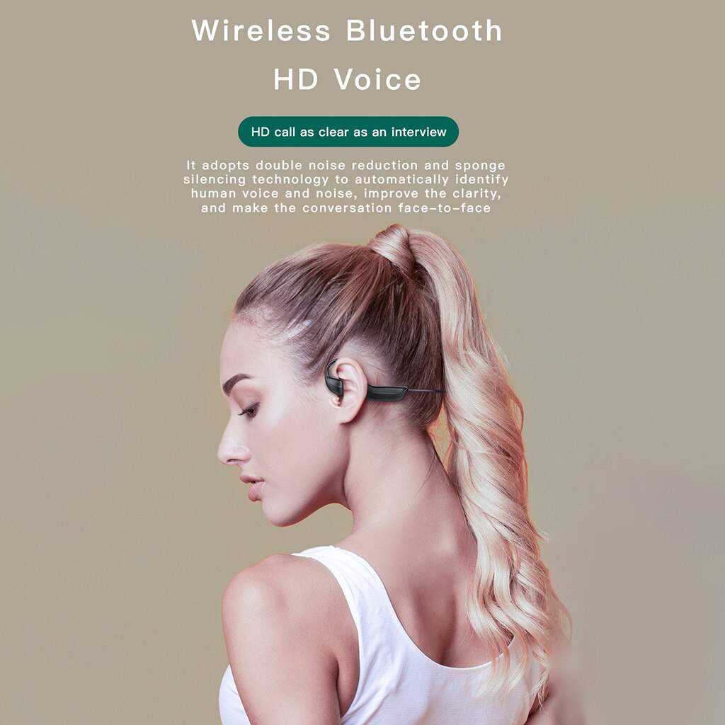 Hifi Bone-Geleiding Draadloze Hoofdtelefoon Bluetooth5.1 Headset Stereo Oortelefoon Verbruik Bluetooth Intelligente Snel Opladen