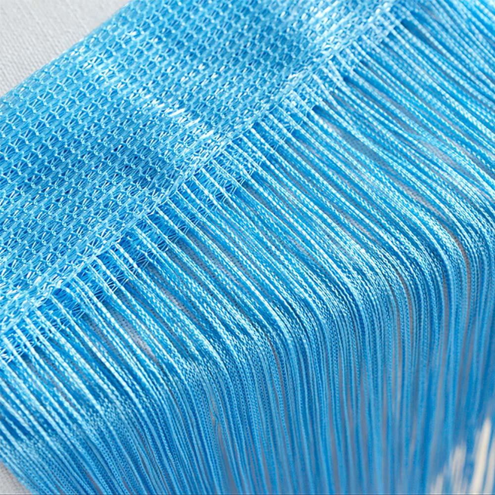 Straight curtain String Curtains Patio Net Fringe for Door Fly Screen Windows Divider Cut To Size