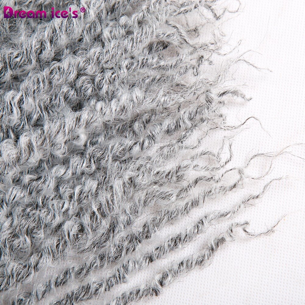 Dream ice-trenzas de pelo rizado Afro freetress, extensiones de cabello trenzado preloop, 60 raíces, un paquete