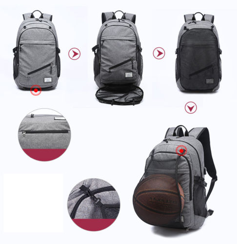 Outdoor Mannen Sport Gym Tassen Basketbal Rugzak Schooltassen Voor Tiener Jongens Voetbal Pak Laptop Tas Netto Voetbal sporttas