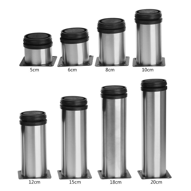 Stainless Steel Adjustable Table Support Feet For Furniture Cabinet Sofa Chairs