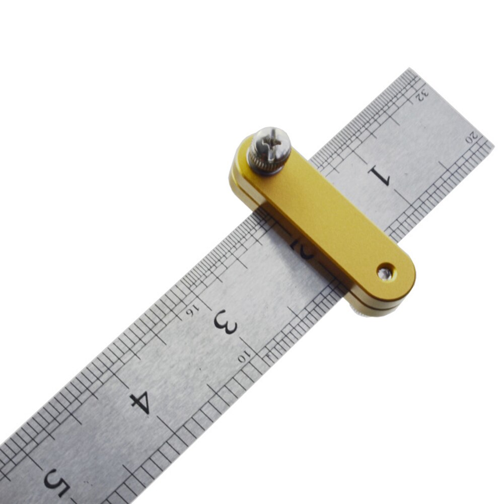 Steel Ruler Locking Block Woodworking Loose Thread Locator Carpenter DIY Tool Measurement Height Limit Gauge Tools