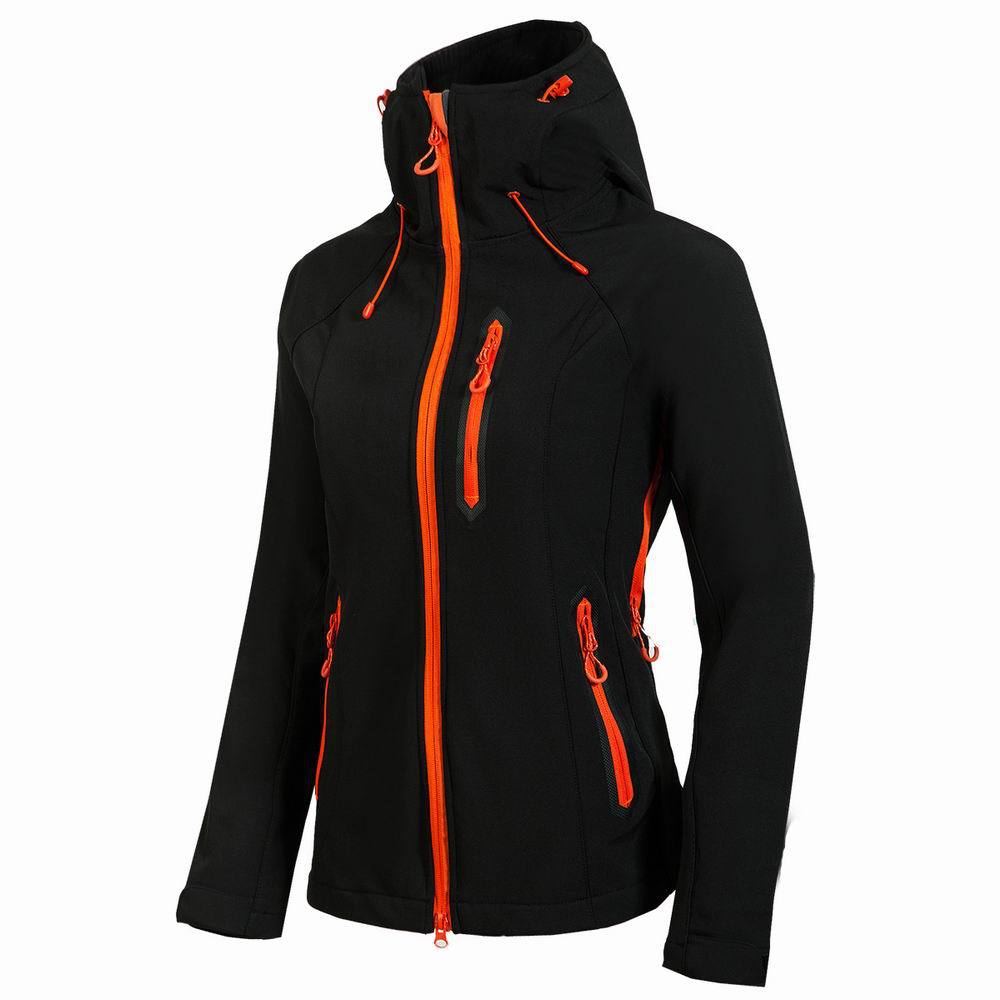 Winter outdoor women&#39;s Jacket Windproof Waterproof Hiking camping jacket Soft shell jacket Thick Trekking Ski Fleece coat