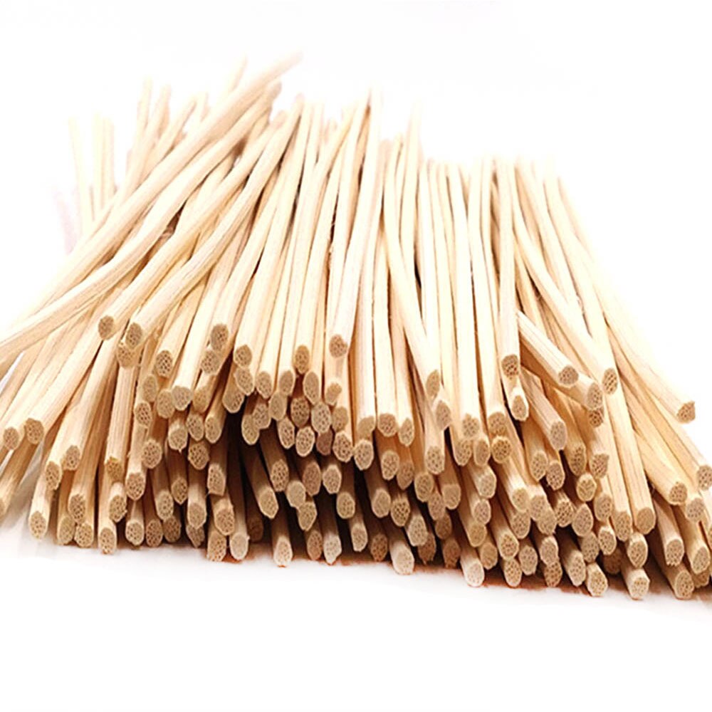 100pcs Premium Rotan Reed Diffuser Vervanging Refill Rotanstokken Aromatische Stokken Voor Fragrance Topkwaliteit 24cm x 3mm