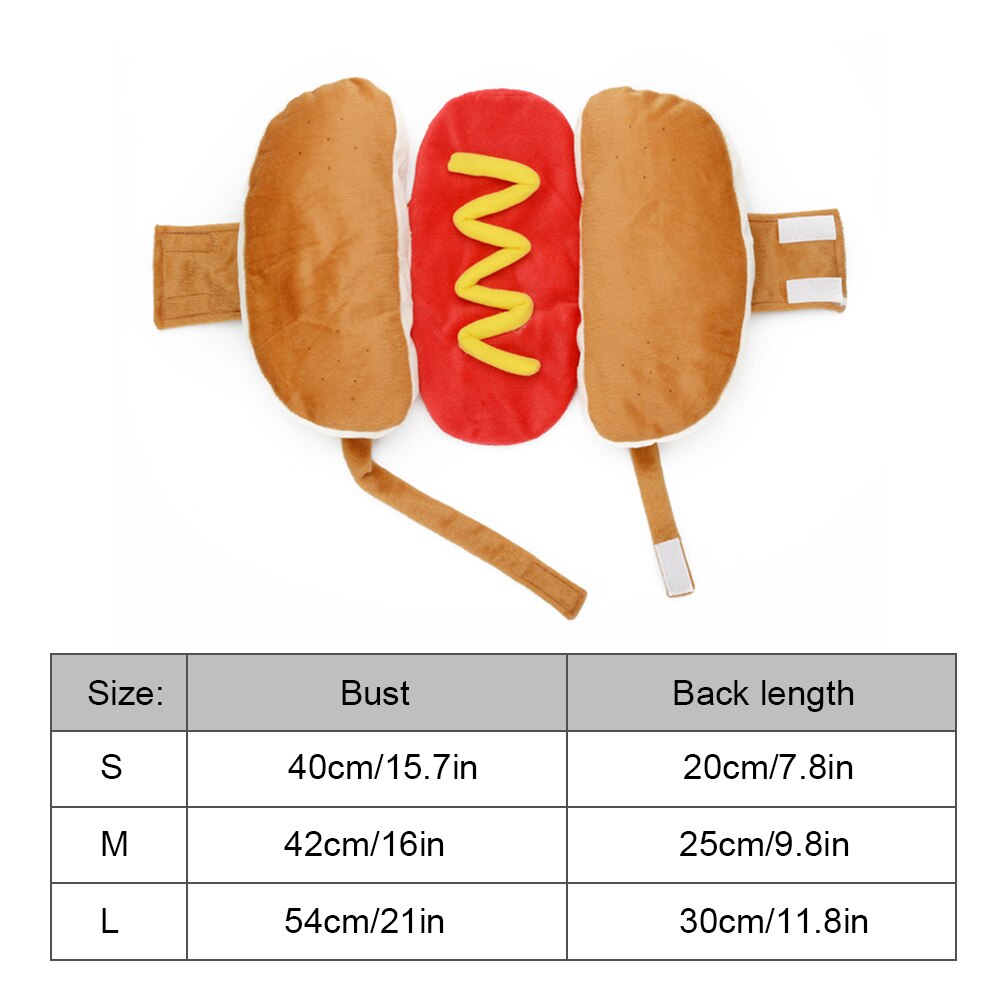 Costume de teckel pour chien et chat, vêtement pour animaux de compagnie, Costume de teckel, , pour l&#39;hiver, fournitures de déguisement d&#39;halloween: Default Title