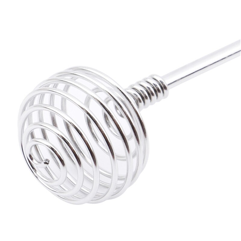 Cuillère à miel en acier inoxydable, ustensile de cuisine à Long manche pour mélanger le miel et le café