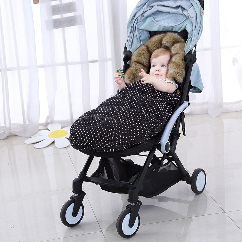 Sacos de dormir calientes de invierno para bebé recién nacido, forro para bebé, envoltura de lana para envolver cochecito, manta para bebé, sacos de dormir