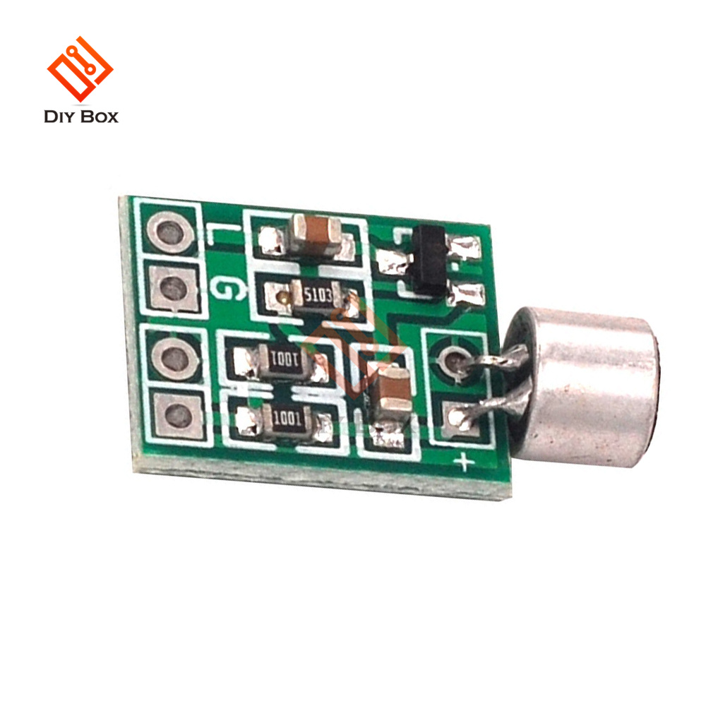 1/2/3/5 Uds Mini micrófono módulo amplificador de Audio placa de circuito de altavoz DC 2,5-9V 14x12mm accesorios de micrófono