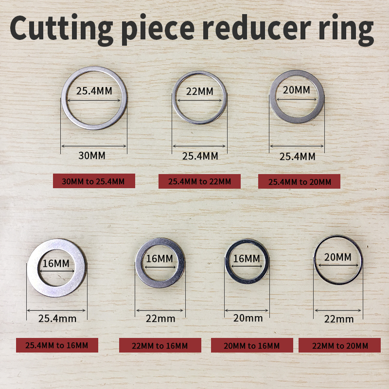 1pcs 25.4/22-20 25.4/22/20-16 Saw Blade Reducer Washer Inner Hole Adapter Ring Alloy Cutting Piece Aperture Chang