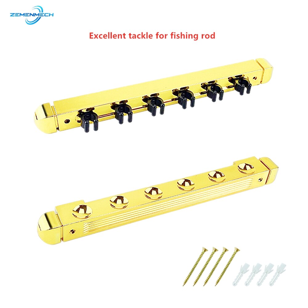 Gilding Vertical 6 Rods Rack Fishing Pole Holder D... – Vicedeal