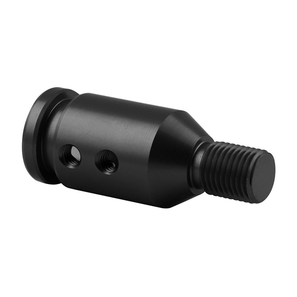 Black Universal Aluminum Shift Knob Adapter For Non Threaded Shifters Lever Car Shifter Adapter Thread Converter Auto Parts