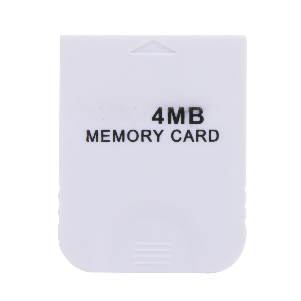 4MB/32MB/128MB Practical Memory Card White Gaming Memory Storage Cards for Nintendo Wii Gamecube GC NGC Games: 4MB