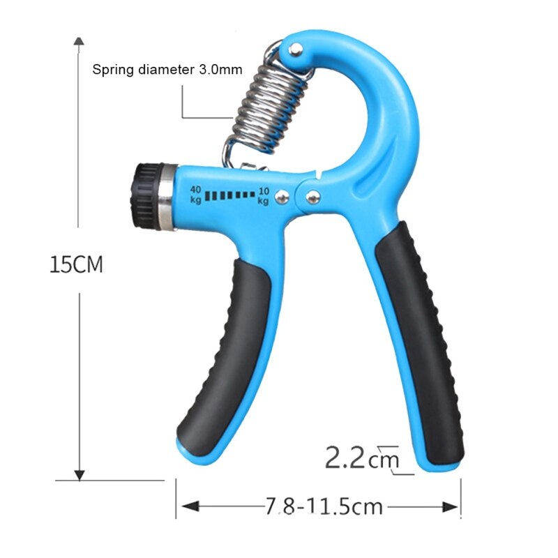 5-60Kg Gym Fitness Adjustable Hand Grip Finger Forearm Strength For Muscle Recovery Hand Gripper Exerciser Trainer Fitness Equip