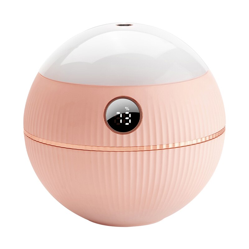550Ml Usb Aromatherapie Luchtbevochtiger Met Projectie Lamp Oplaadbare 2000Mah Batterij Draadloze Etherische Olie Aroma Diffuser: Pink