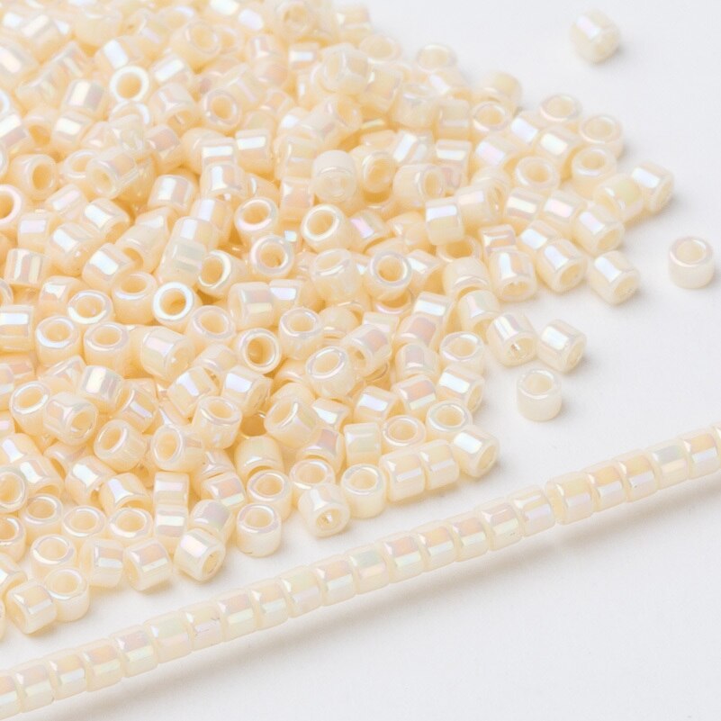 Miyuki delica pärlor 11/0 vit färg super mix pärlarbete leverantör 3 gram / parti