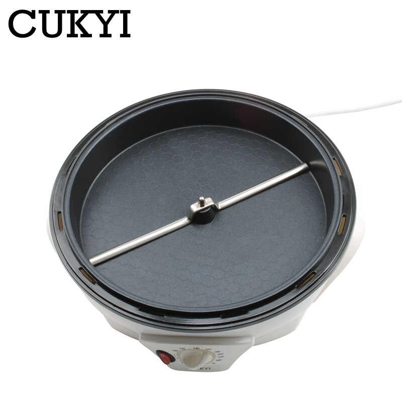 CUKYI Household Electric Coffee Bean Roasting Machine Nuts Bean Popcorn Baker Roaster Grain Dryer Non-stick Coating 110V/220V