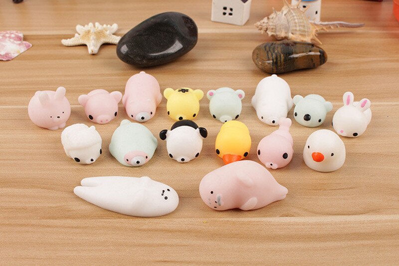 Mooie Lichtgevende Mochi Mol Puss Squeeze Fun Kinderen Kawaii Speelgoed Sussen De Inspanning Van Cure Decoratie Ontluchting Druk